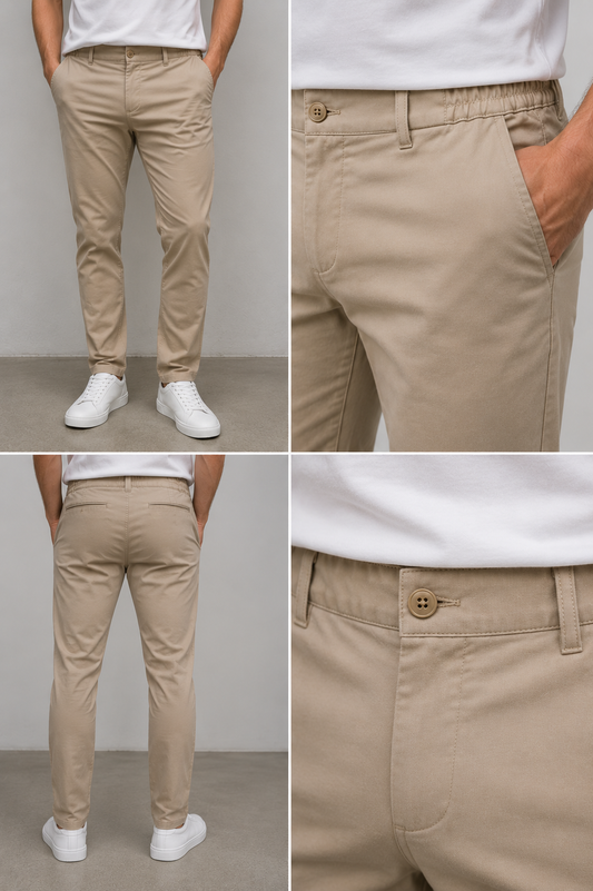 PANTALON CHINO KLAUS - MAXIMA COMODIDAD, CALCE INTELIGENTE.