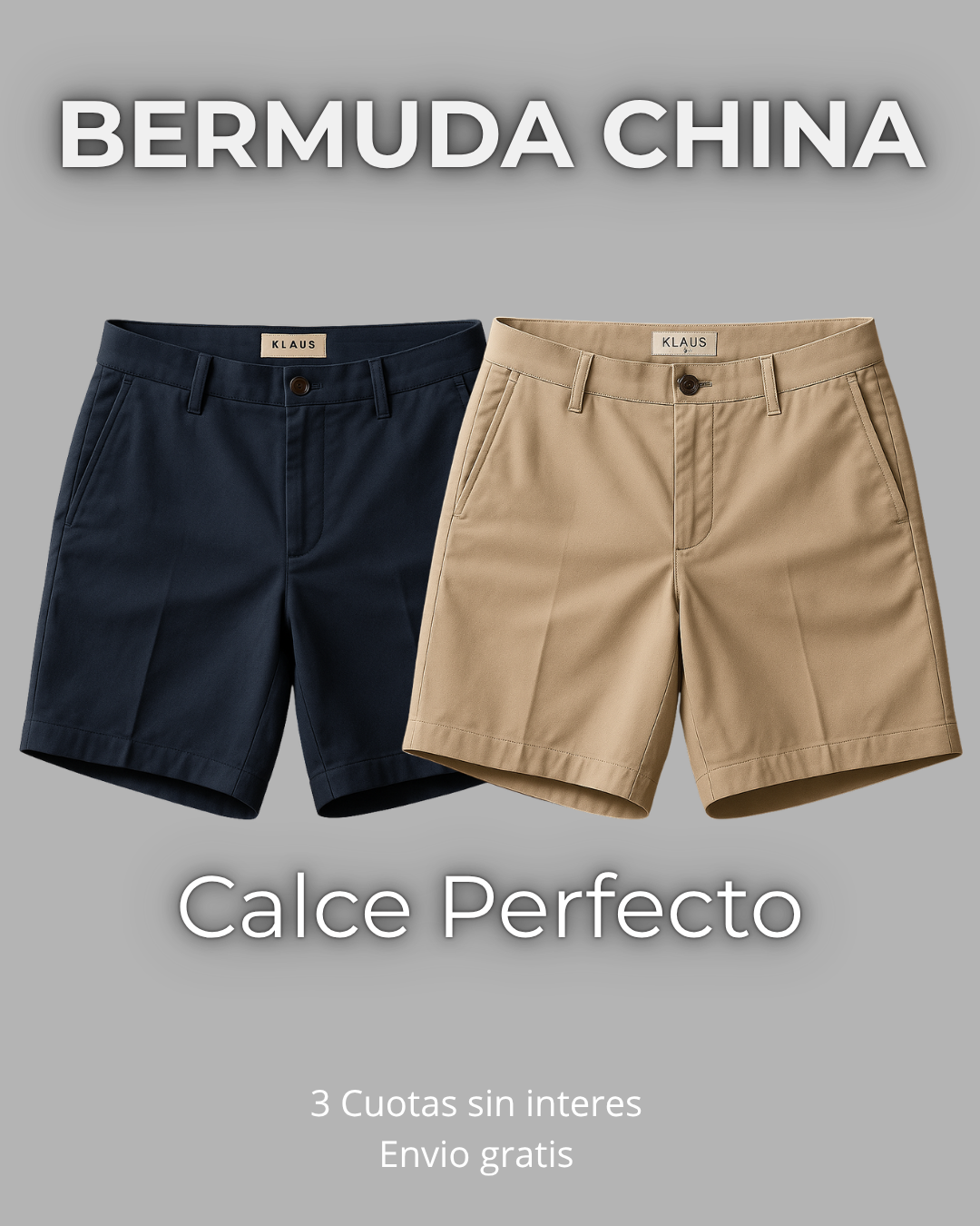 PACK X2 BERMUDA KLAUS - CALCE PERFECTO